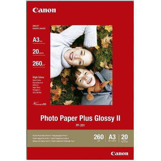 Canon PP-201 Glossy II Photo Paper Plus A3 - 20 Sheets