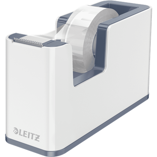Leitz WOW Tejphållare inkl. tejp, vit/blå metallic, 53641036