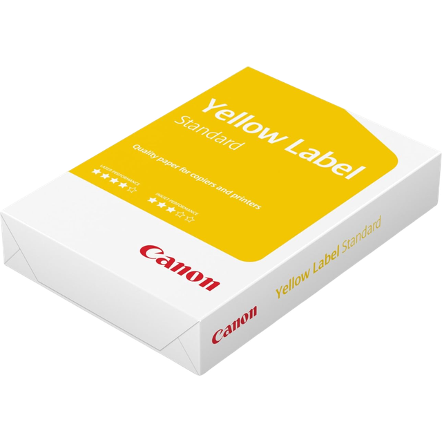 Canon Yellow Label A4 80gsm White Printer Paper - 500 Sheets