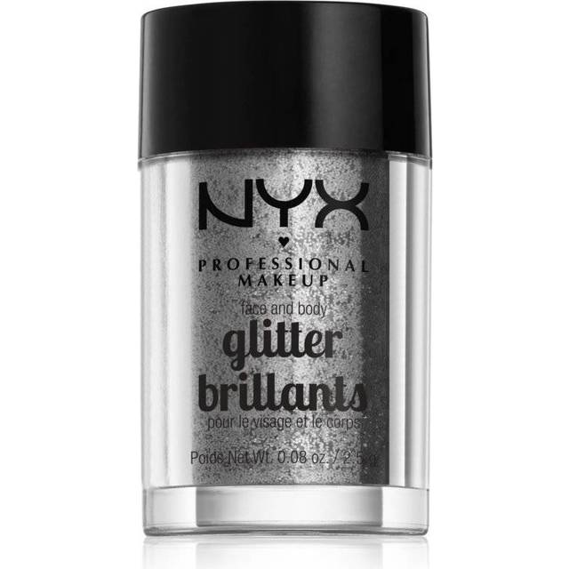NYX Professional Makeup Face & Body Glitter Brilliants 10 Silver