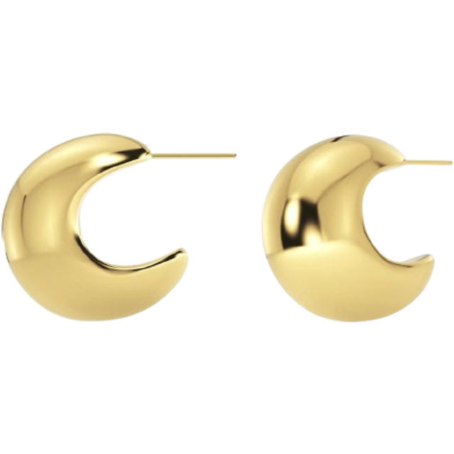 Edblad - Örhängen Bold Creoles L - Guld