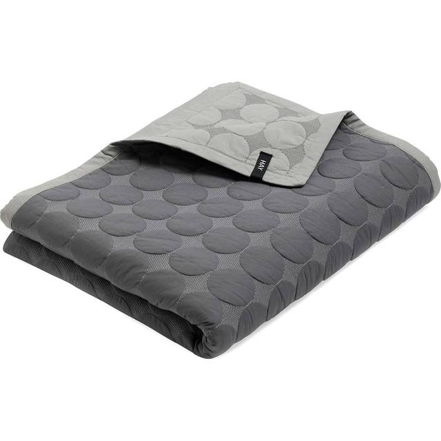 HAY - Mega Dot (Organic) Bedspread 195x245 Dark Grey