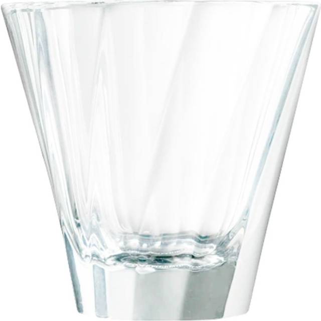 Twisted cappuccino glass Loveramics Urban Glass (Clear), 180 ml
