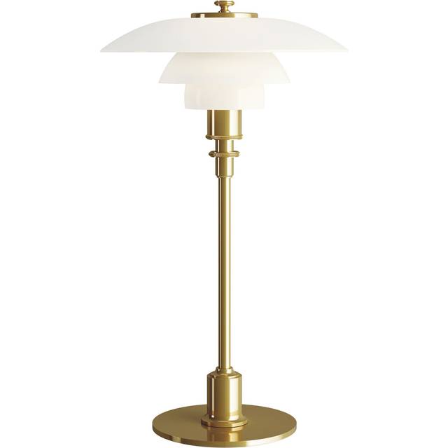 Louis Poulsen PH 2/1 Messing Bordlampe 35.5cm