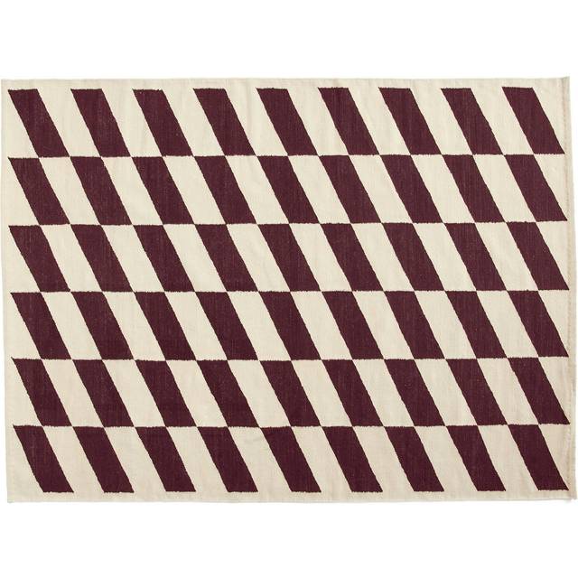 HAY Shift Kelim carpet 140x200 cm Burgundy