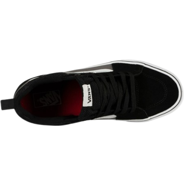 Vans Filmore herr Sneaker Low, Svart mocka kanvas svart tenn T2j, 44.5 EU