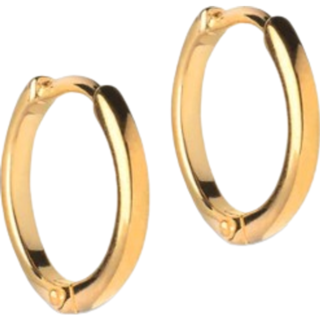 ENAMEL Copenhagen Classic Hoop Earrings, Gold
