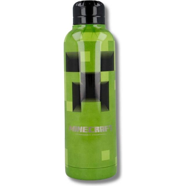 Minecraft Aluminium Bottle - Green