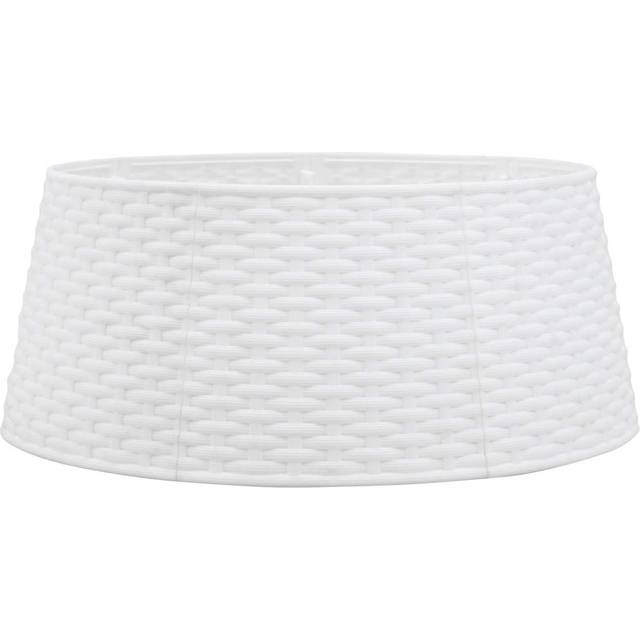 vidaXL 4019953 White Juletræstæppe