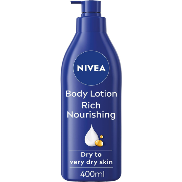 NIVEA Rich Nourishing Body Lotion for Dry Skin, 400ml