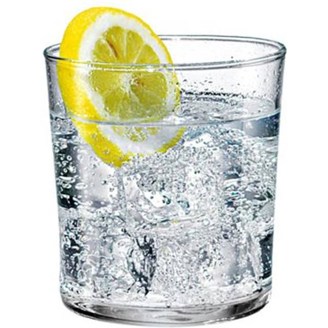Bormioli Rocco Bodega collection glassware - Set Of 12 Medium 12 Ounce Drinking glasses For Water  Beverages & cocktails - 12oz clear Tempered glass T