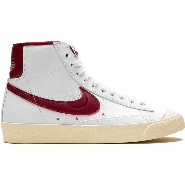 Nike Blazer Mid 77 Sisterhood Women Sneakers White Summit-White Team-Red DV7003-100 36.5