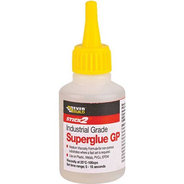 Everbuild GP Super Glue 50g in Clear Plastic