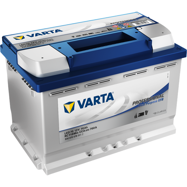 Varta Professionl Dual Purpose EFB LED70