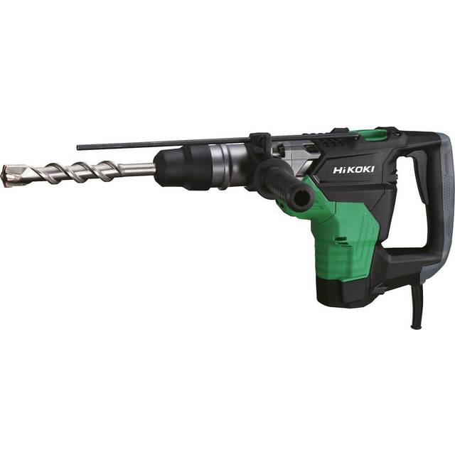HiKOKI Bohr- & Meißelhammer DH40MC (1100W, 7.1 J, 40 mm Bohrleistung in Beton, SDS-max-Werkzeugaufnahme, Überlast-Rutschkupplung, Zubehör, im Transportkoffer)