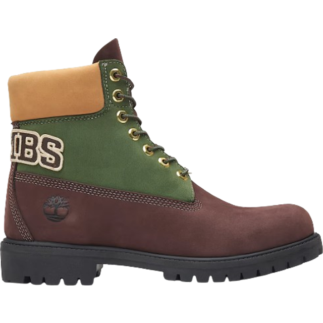 Timberland - Timberland Premium 6-Inch Lace Up Waterproof Boot for Men in Green/Brown, Man, Green, Size: 11