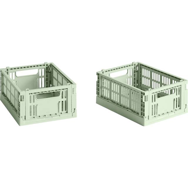 HAY HAY Colour Crate Mini 13x17 cm 2-pack Mint