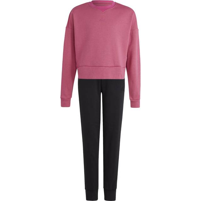 Adidas Girls Future Icons Tracksuit Colour: Fuchsia, Size: 9-10 years