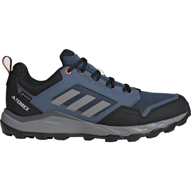 adidas För Män Terrex Tracerocker 2 GORE-TEX Trail Running Shoes, Wonder Steel/Grey Three/Semi Impact Orange, 44 EU