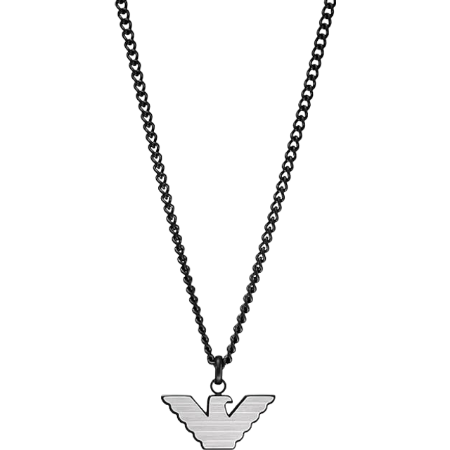 Emporio Armani Men's Stainless Steel Eagle Logo Pendant