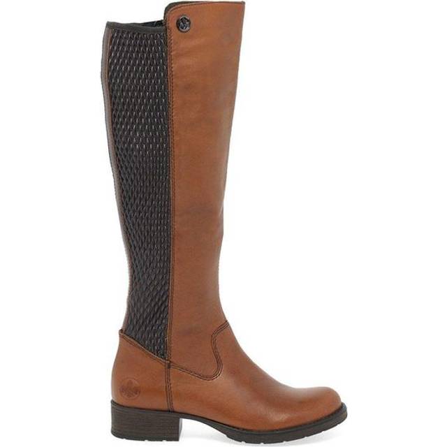 Rieker Women's Utah Womens Knee High Boots - Brown - Size: 5