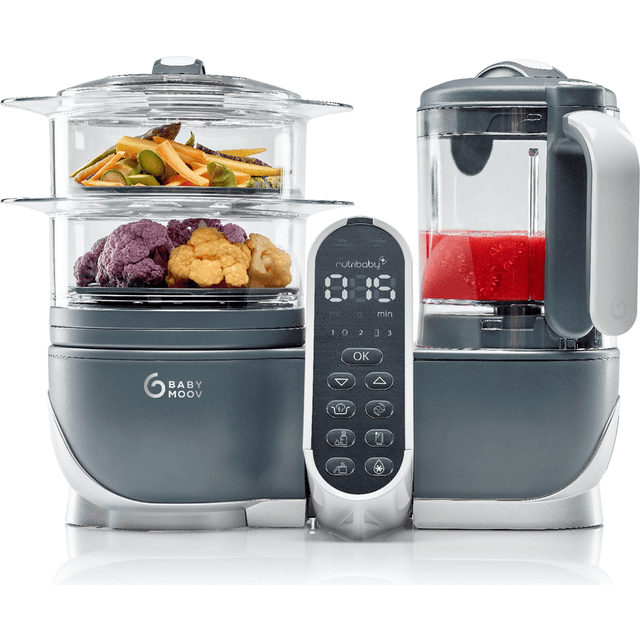 Babymoov Nutribaby+ Food Maker - Industrial Grey (2025)