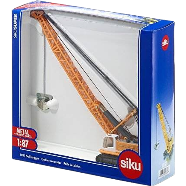 Siku 1891 Liebherr Seilbagger gelb Maßstab 1:87
