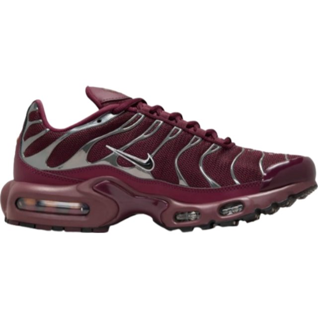 ☆【NIKE】☆WMNS AIR MAX PLUS SE NIGHT MAROON/DARK TEAMRED☆ Nike Air Max Plus SE W - Night Maroon/Dark Team Red/Metallic