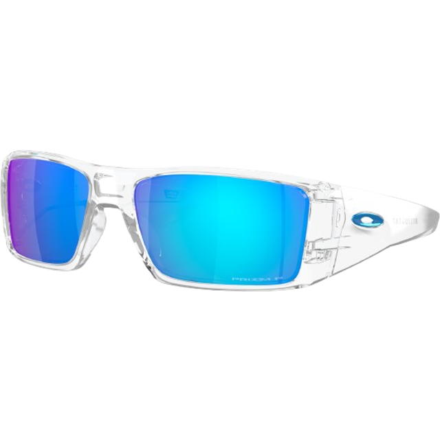 Oakley Man OO9231 HELIOSTAT 923107 Sunglasses O_matter Transparent Blue Squared Polarized Prizm