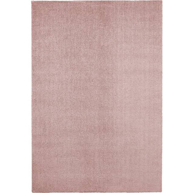 KNARDRUP matta, kort lugg, blekrosa, 133x195 cm