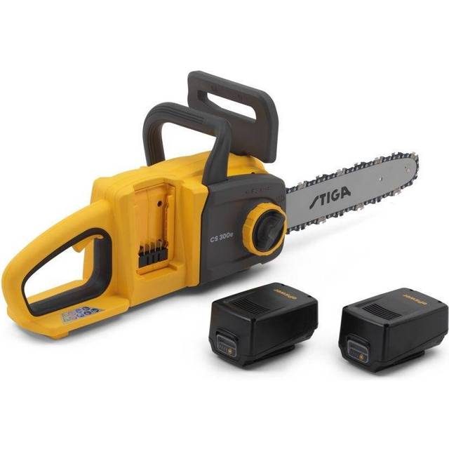 Stiga CS300e Cordless Chainsaw Kit (Inc 2 x Batteries & Charger)