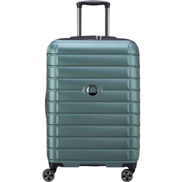Delsey Shadow 5.0 66cm 4-Wheel Expandable Suitcase - Black