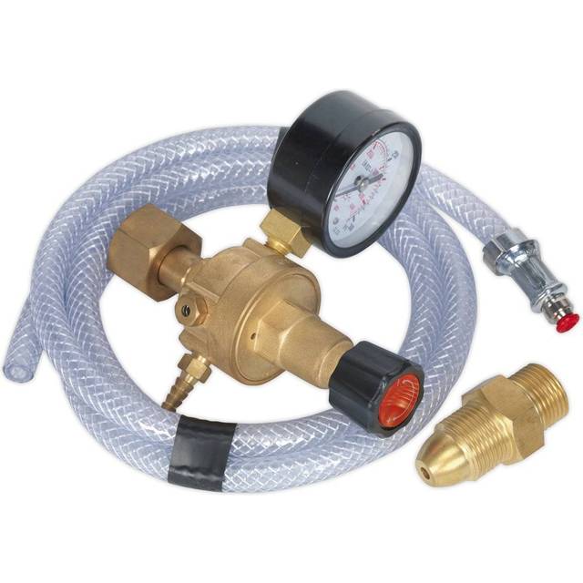Sealey MIG Gas Regulator Kit 1 Gauge Regulator Industrial