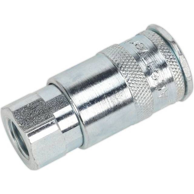 Sealey Coupling Body Female 1/4" BSP Pack of 5