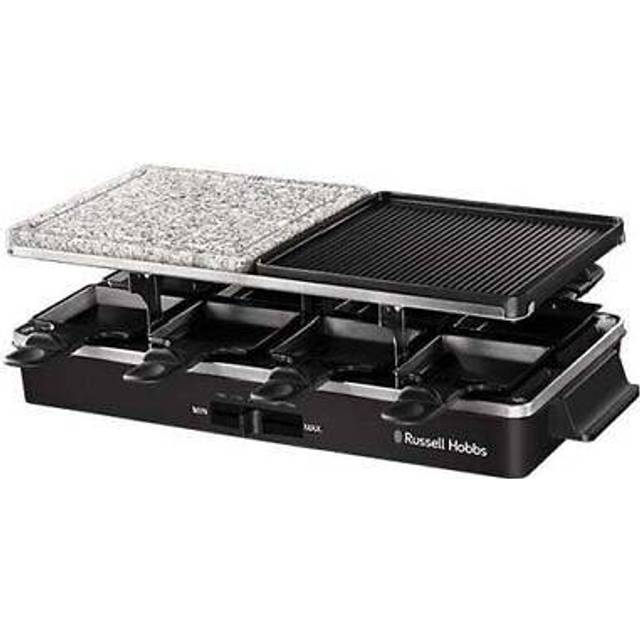 Griddle Plate Russell Hobbs Raclette Black