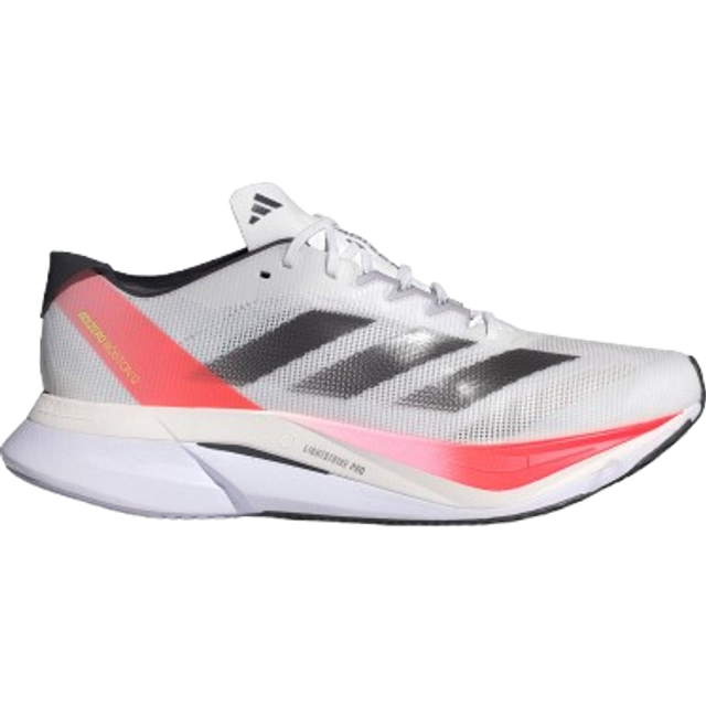 Adizero Boston 12 Skor - Cloud White / Core Black / Lucid Red