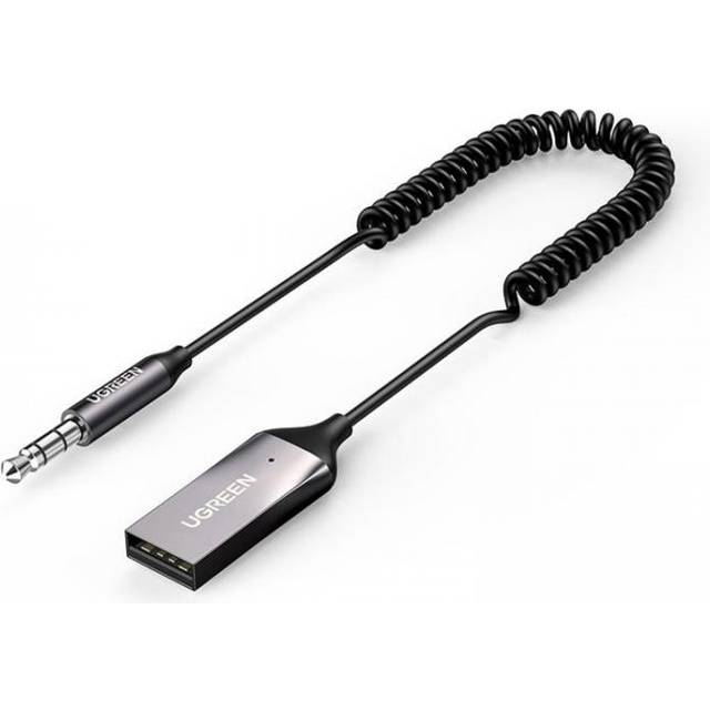 Ugreen USB-A till AUX Stik Ljudadapter - Bluetooth 5.3 - Svart