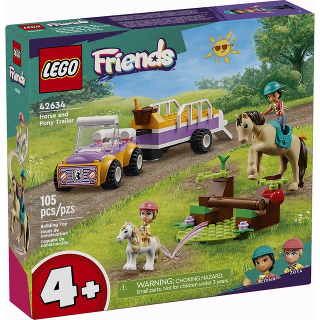 LEGO Friends - Horse and Pony Trailer - Building & Construction for Ages 4 to 8 - Fat Brain Toys