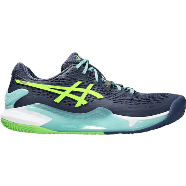 Asics Gel-Resolution 9 Padel Thunder Blue/Electric Lime