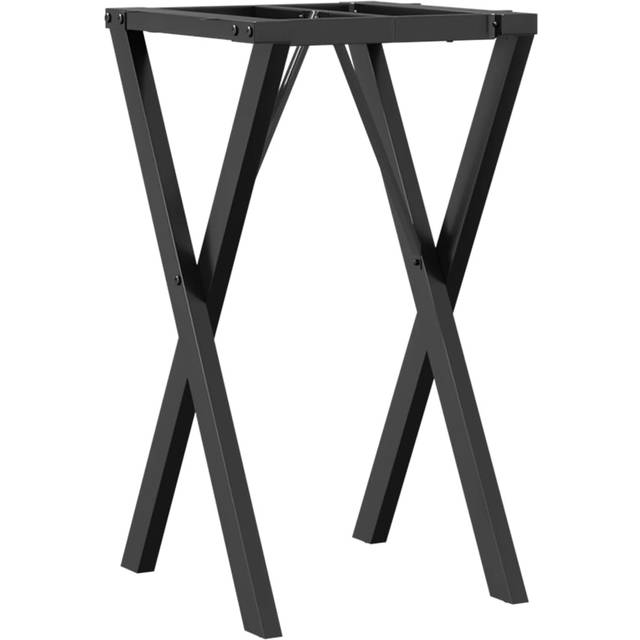 Bordsben för matbord X-ram 40x40x73 cm stål