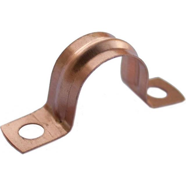 Oracstar Saddle Pipe Clips - Copper 22mm (Pack of 6)