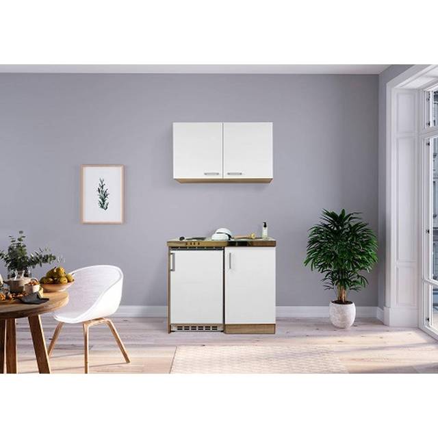 MINIKÖK 100 cm  i vit, ekfärgad