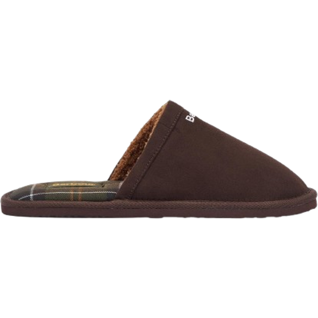 Cushioned Mule Slippers - BARBR40502 / 325 693 - Chocolate - 7