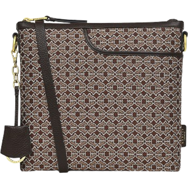 Radley London Women's Fabric Pockets 2.0 - Heirloom Medium Zip-Top Cross Body - Brown Medium