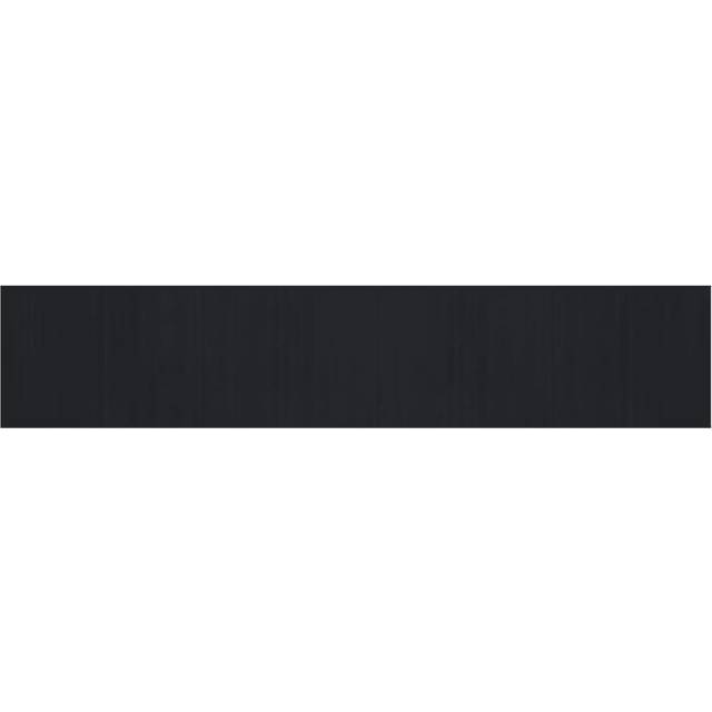 Rug Rectangular Black80x400 cm Bamboo Vidaxl