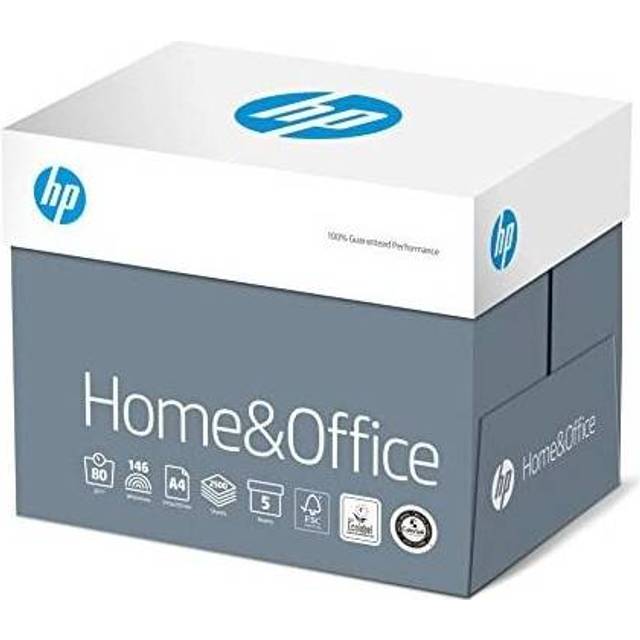 hp Papers Printer Paper, Home & Office A4 Paper, 210x297mm, 80gsm, 5 Ream Carton, 2500 Sheets - FSC Certified Copy Paper