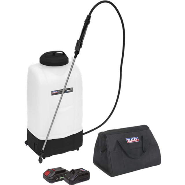 Sealey Cordless Garden Backpack Sprayer 15L 20V 2AH SV20 Series