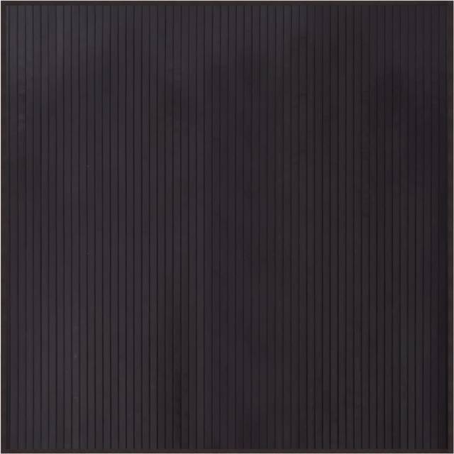 vidaXL Rug Square Dark Brown100x100 cm Bamboo