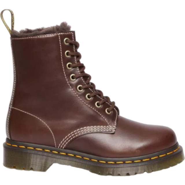 Dr. Martens Women's 1460 Serena Leather 8-Eye Boots - UK 3 - Brown