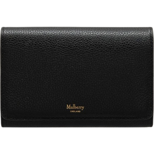 Mulberry Continental Small Classic Grain Leather Medium French Purse